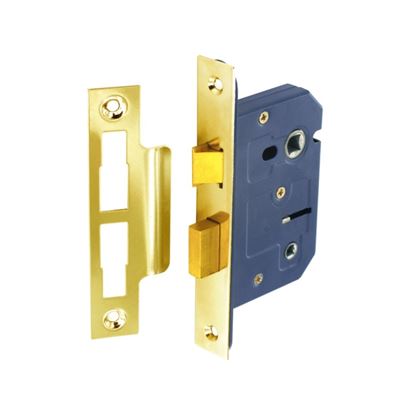 Securit-Bathroom-Lock-Brass-Plated