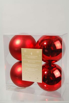 Kaemingk-Shatterproof-Plain-Baubles-Pack-4