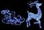 Premier-Acrylic-Reindeer--Sleigh-140-White-LED