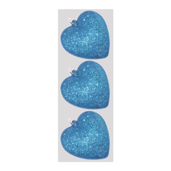 Davies-Products-Glitter-Hearts-x-3