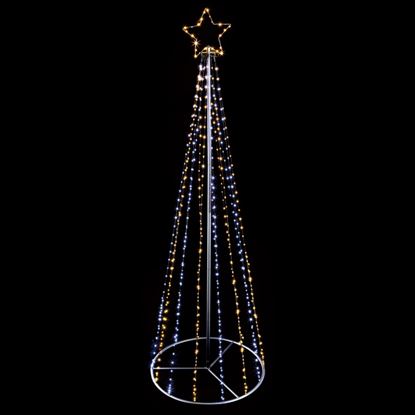 Premier-Black-Pyramid-Tree-332-LEDs