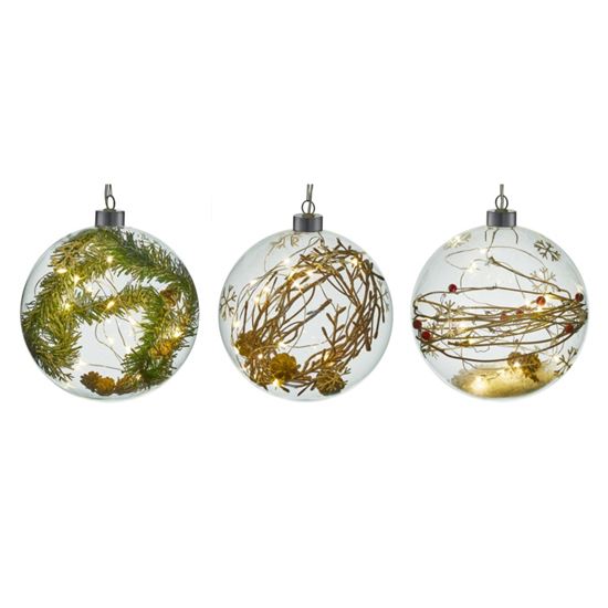 Premier-Lit-Glass-Bauble-Warm-White-15-LED
