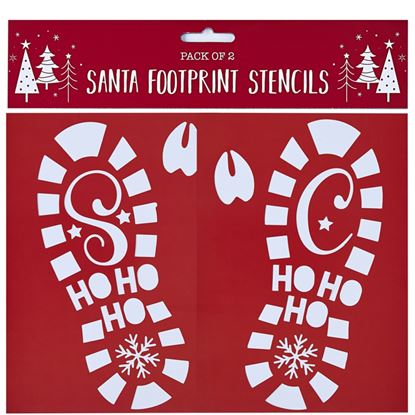 Partisan-Santa-Footprint-Stencil