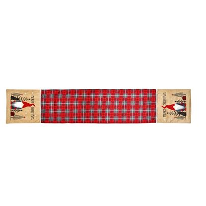 Premier-Hessian-Tartan-Gnome-Table-Runner