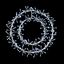 Premier-Silver-Wreath-Cluster-White-LED