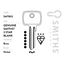 Smiths-Locks-3-Star-Euro-Cylinder-6-Pin-Key-Blank