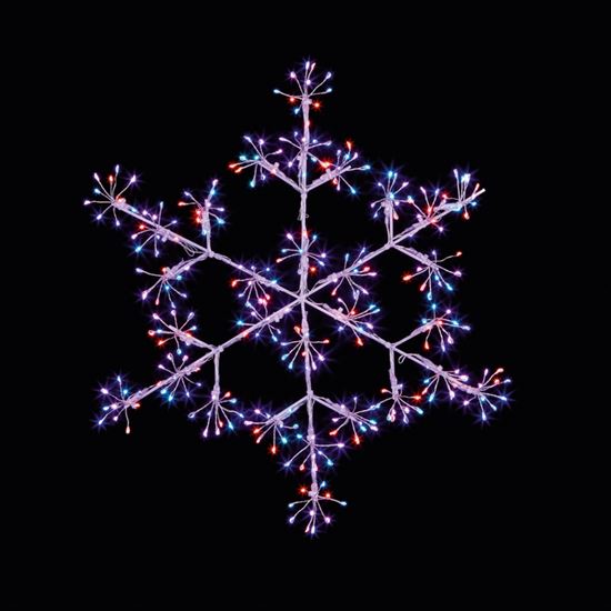 Premier-White-Snowflake-With-Rainbow-LEDs