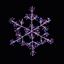 Premier-White-Snowflake-With-Rainbow-LEDs