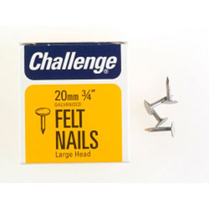 Challenge-Felt---Extra-Large---Head-Clout-Nails---Galvanised-Box-Pack