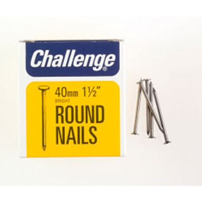 Challenge-Round-Wire-Nails---Bright-Steel-Box-Pack