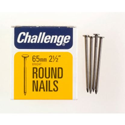 Challenge-Round-Wire-Nails---Bright-Steel-Box-Pack