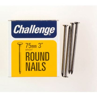 Challenge-Round-Wire-Nails---Bright-Steel-Box-Pack