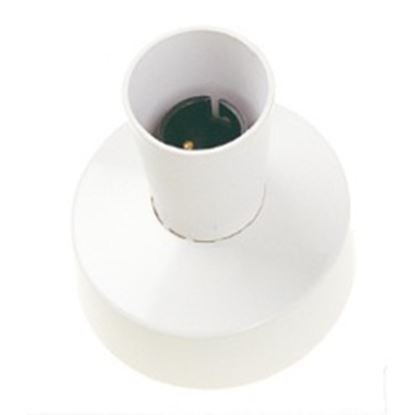 Dencon-BC-Ceiling-Rose-Base-Batten-LampHolder-Heat-Resistant-With-Extended-Skirt