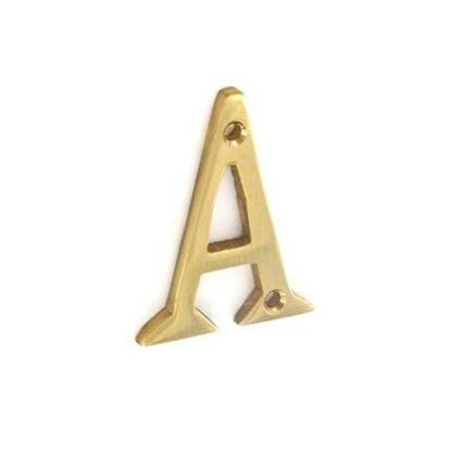 Securit-Brass-Letter-A