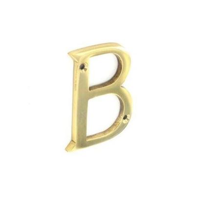Securit-Brass-Letter-B