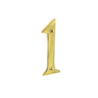 Securit-Brass-Numeral-No1