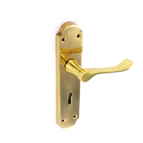 Securit-Victorian-Regency-Lock-Handles-Pair