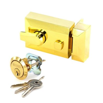 Securit-Polished-Brass-Double-Locking-Nightlatch