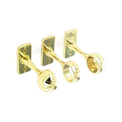 Securit-1-Centre--2-End-Brackets-Brass-Plated