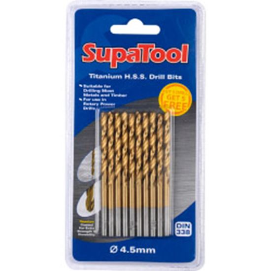 SupaTool-Titanium-Coated-HSS-Drill-Bits