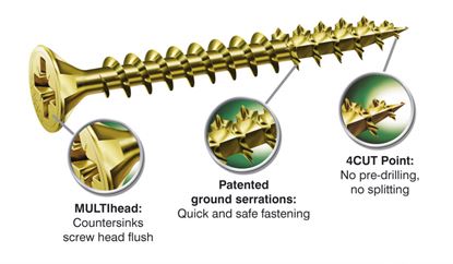 Spax-Woodscrews-With-Yellox-Coating