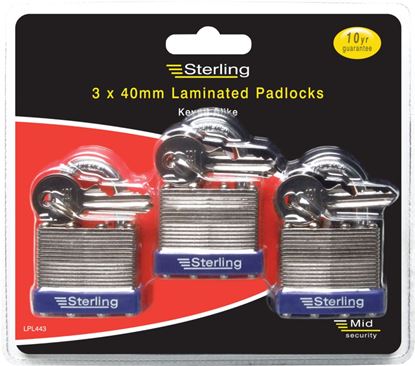 Burg-Wchter-Mid-Security-Laminated-Padlock---Multi-Pack-Keyed-Alike