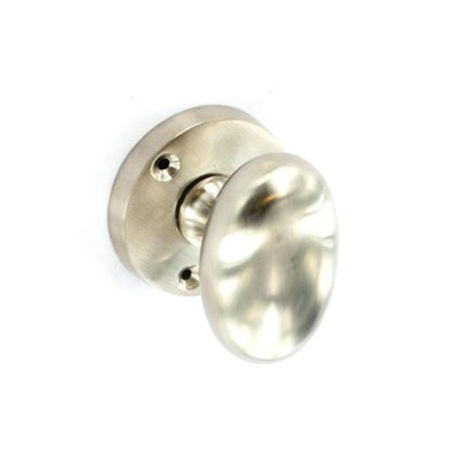 Securit-Brushed-Nickel-Oval-Mortice-Knobs-Pair