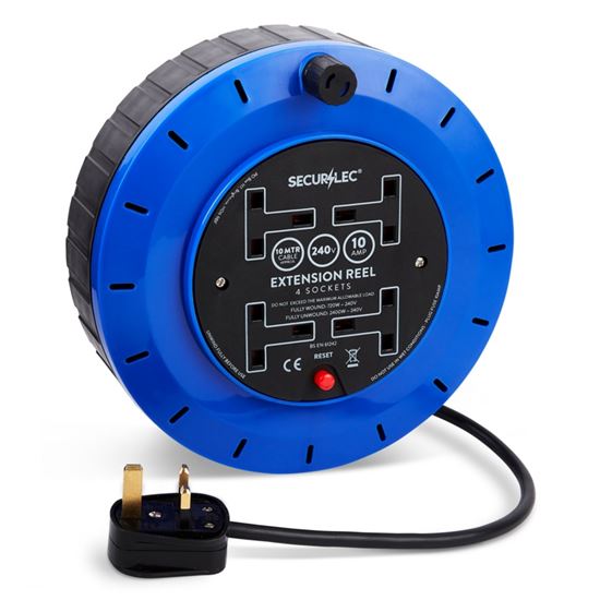 Securlec-10m-4-Gang-10-Amp-Extension-Reel