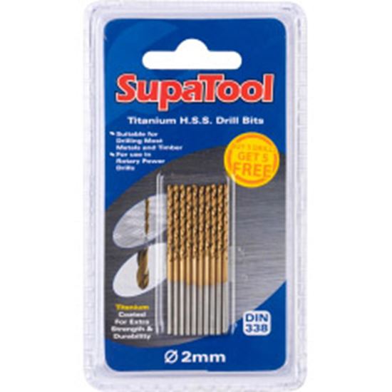 SupaTool-Titanium-Coated-HSS-Drill-Bits