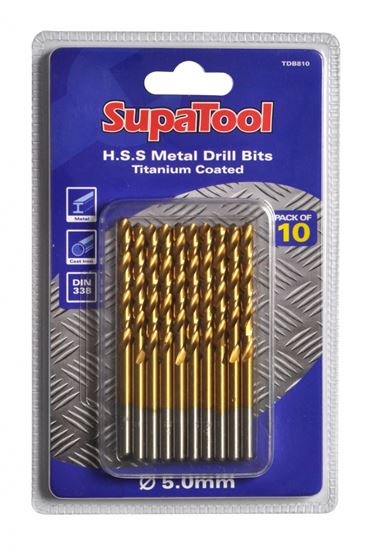 SupaTool-Titanium-Coated-HSS-Drill-Bits