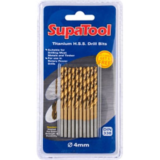 SupaTool-Titanium-Coated-HSS-Drill-Bits