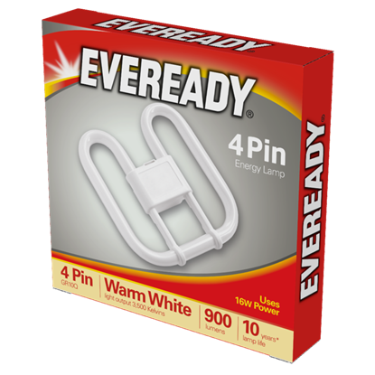 Eveready-2D-Lamp-16W-4-PIN-240V-CFL