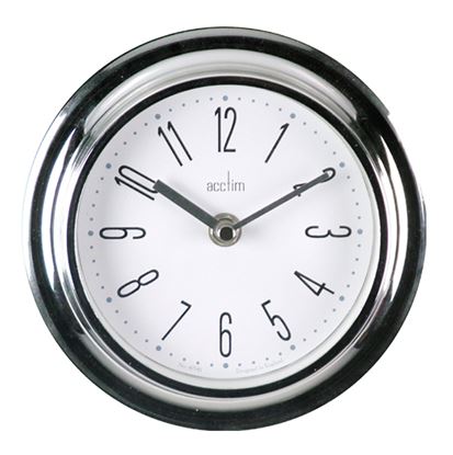 Acctim-Riva-Wall-Clock-Chrome