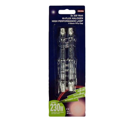 Dencon-230W-117mm-Halogen-Tube-Bubblepack---2-Pack