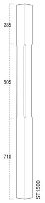 Cheshire-Mouldings-Stop-Chamfered-Newel-Pine