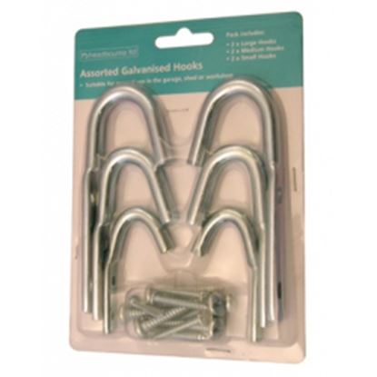 Headbourne-Galvanised-Hooks-Assorted-Pack-of-6