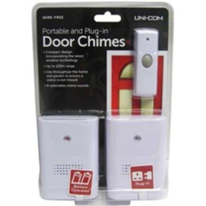 Uni-Com-Portable-and-Plug-in-Twin-Pack-Door-Chime
