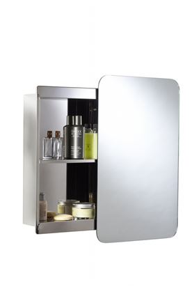 Croydex-Medway-Sliding-Door-Stainless-Steel-Cabinet