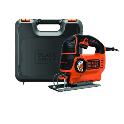 Black--Decker-520W-Variable-Speed-Compact-Jigsaw-with-blade-and-Kit-box