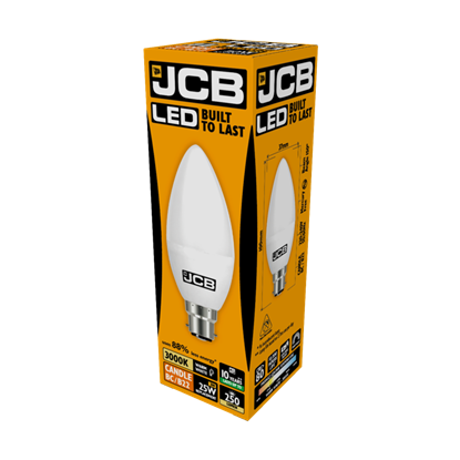 JCB-LED-Candle-250lm-Opal-3w