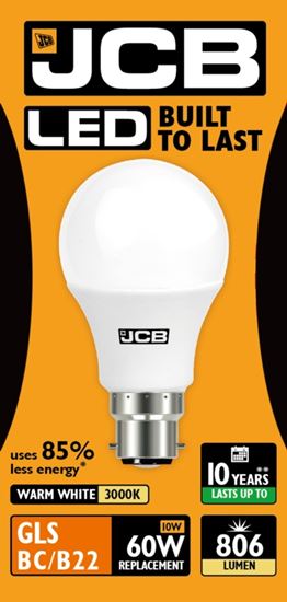 JCB-LED-A60-806lm-Opal-10w