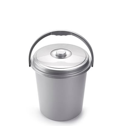 Plasticforte-Silver-Eco-Dustbin