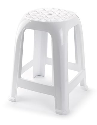 Plasticforte-White-Stool