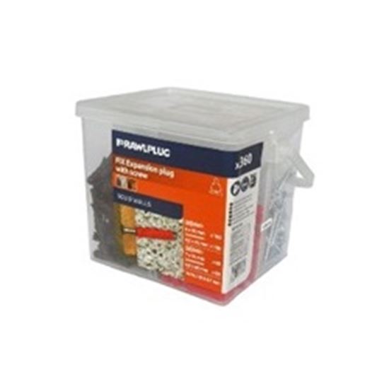 Rawlplug-Nylon-Expansion-Plug-With-Screw