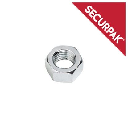 Securpak-Zinc-Plated-Hexagon-Nuts