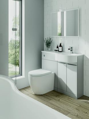 Cavalier-P-Shaped-WC-Unit-White