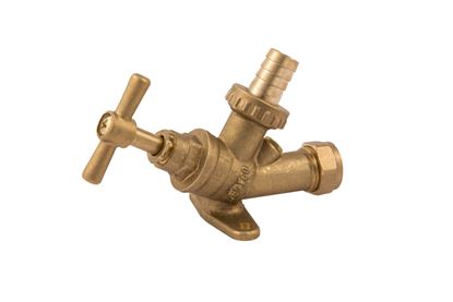 Securplumb-Bibtap-With-Check-Valve--Wall-Plate