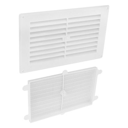 Securit-Plastic-Louvre-Vent-White