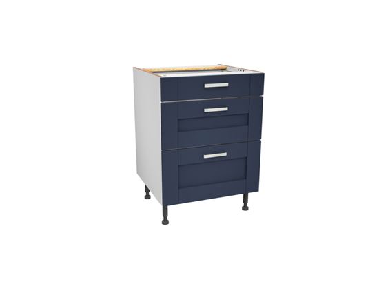 Gower-Rapide-Verona-Navy-3-Drawer-Base-Unit