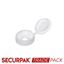 Securpak-Trade-Pack-Fold-Over-Screw-Caps-White